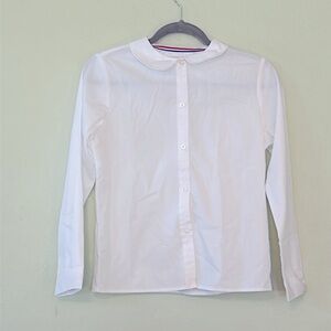 French Toast white button down blouse.